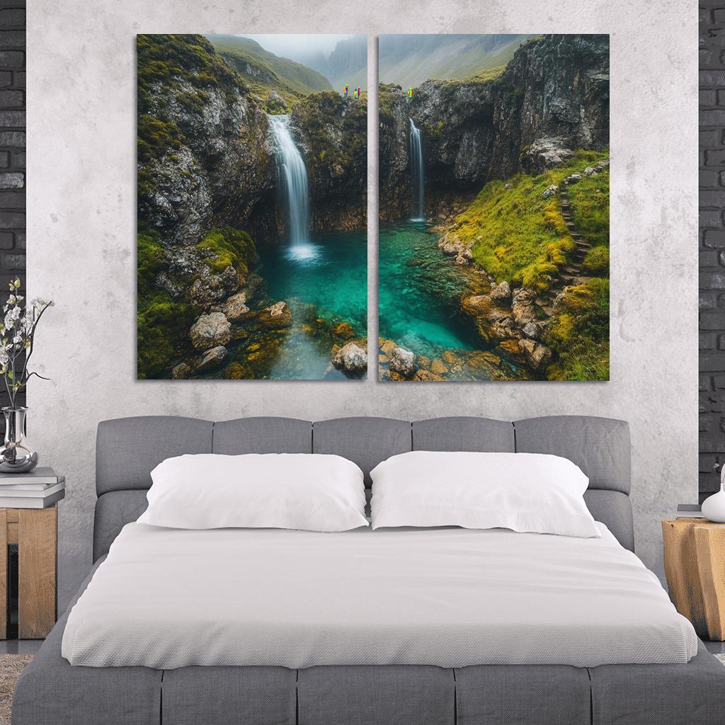 Fairy Pools Isle Of Skye canvas paintings frame