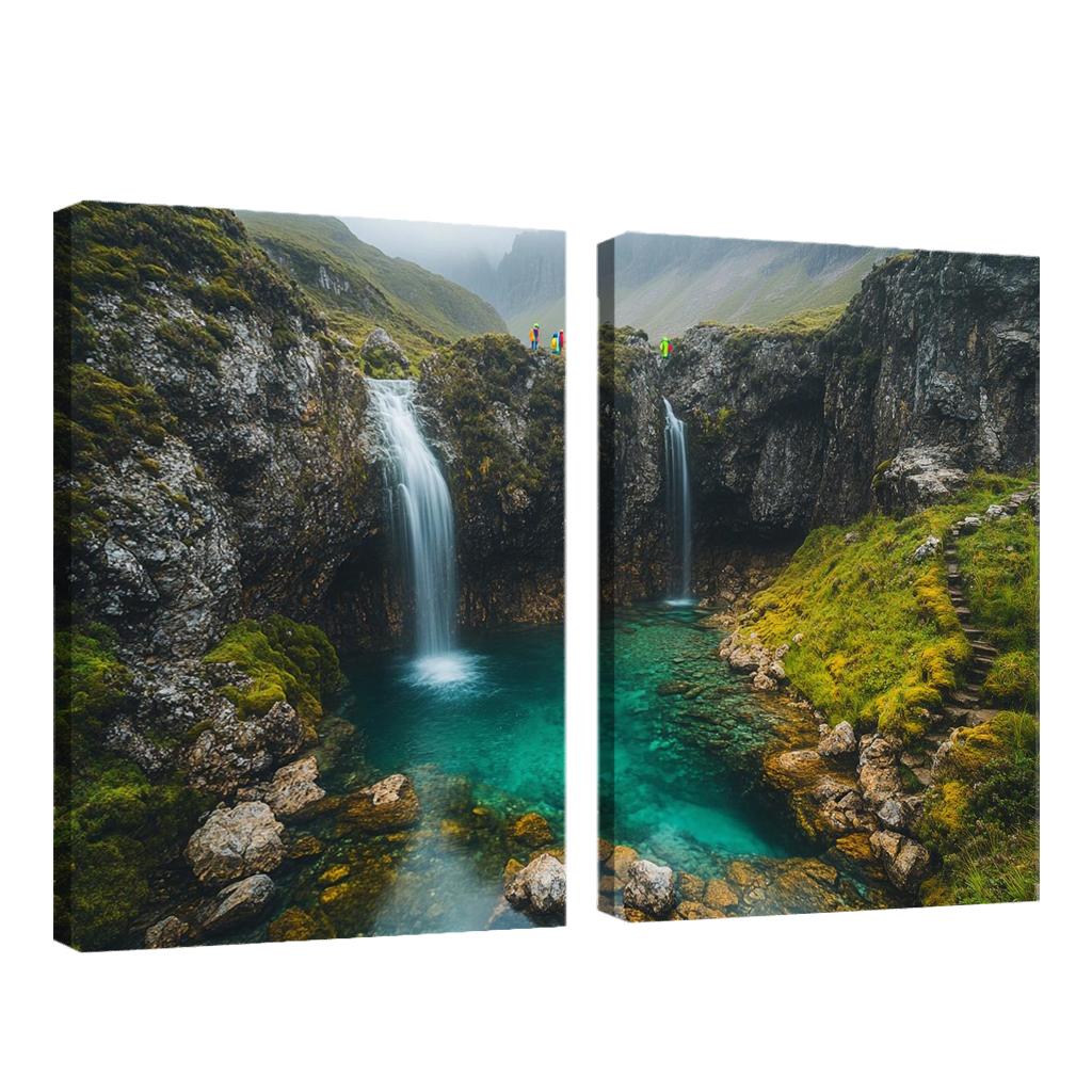 Fairy Pools Isle Of Skye canvas paintings frame