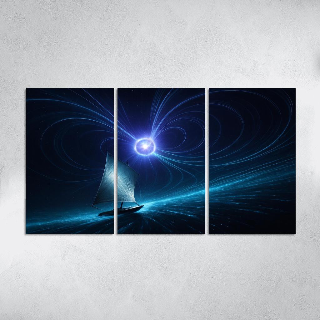 Voyage Of The Magnetar Wind Sailor wall art