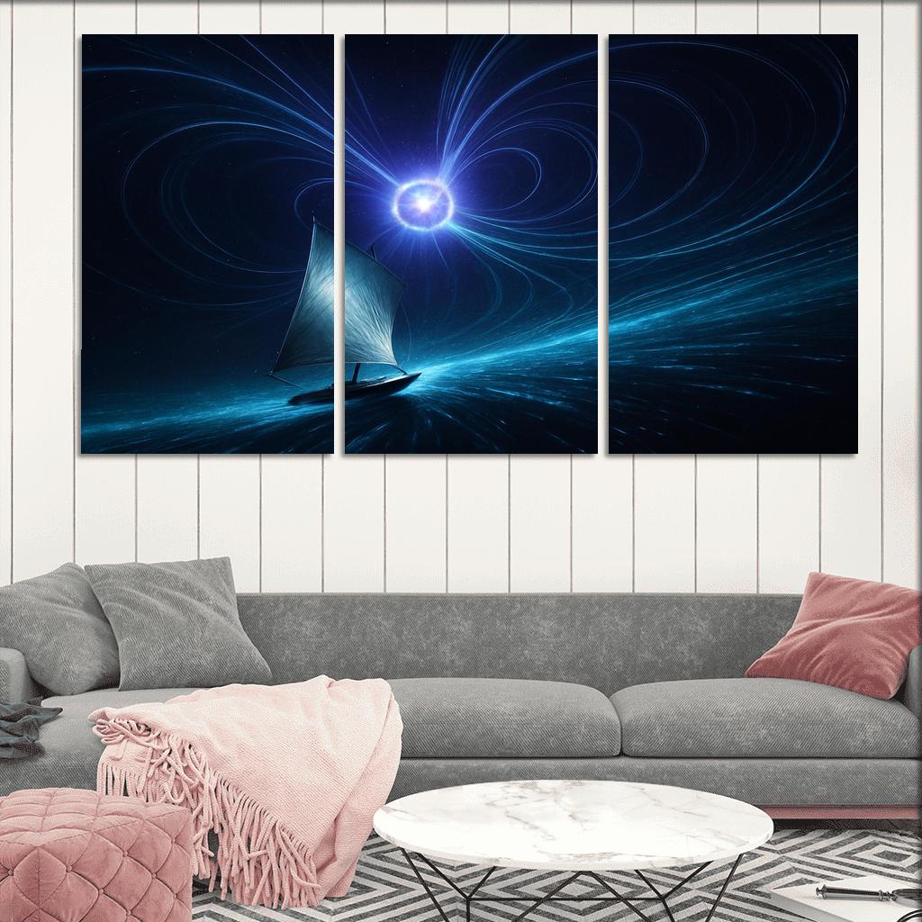 Voyage Of The Magnetar Wind Sailor wall art