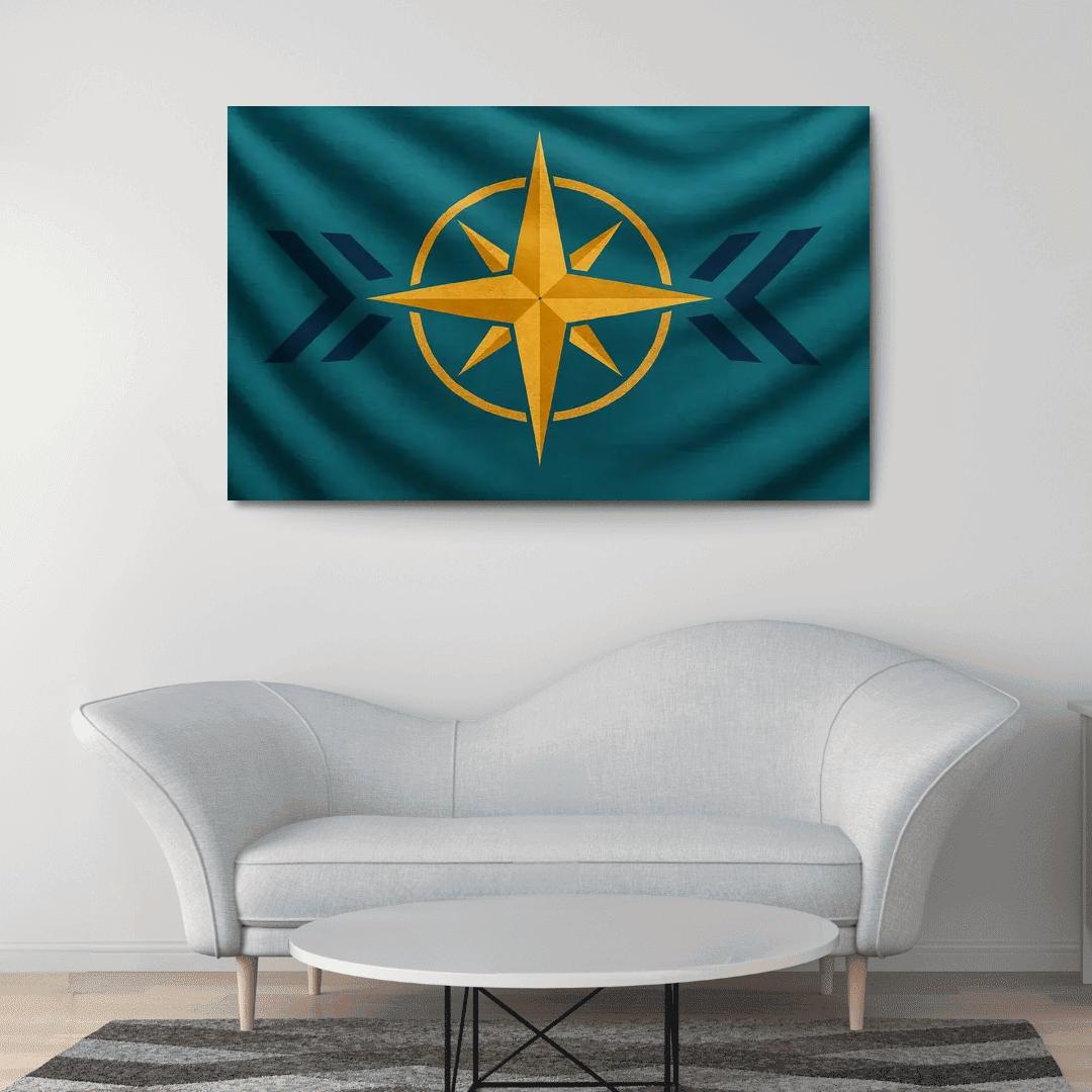 Banner Of The Rising Compass wall art
