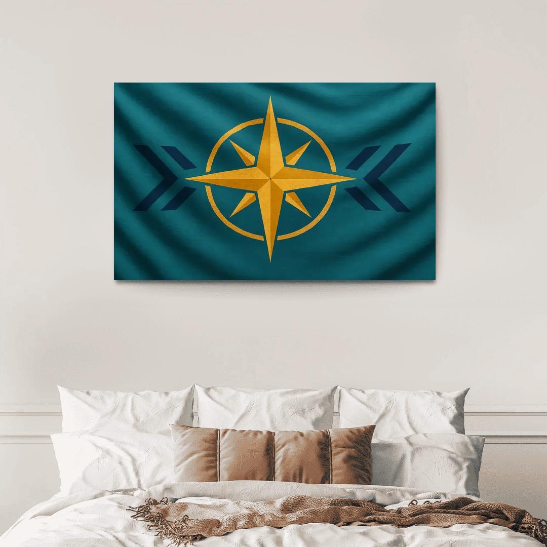 Banner Of The Rising Compass wall art