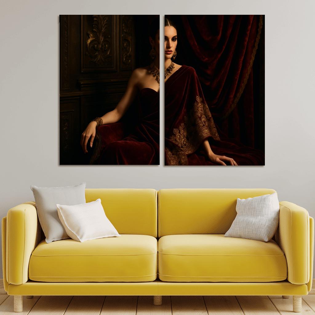 Velvet Neo Baroque Evening home decor