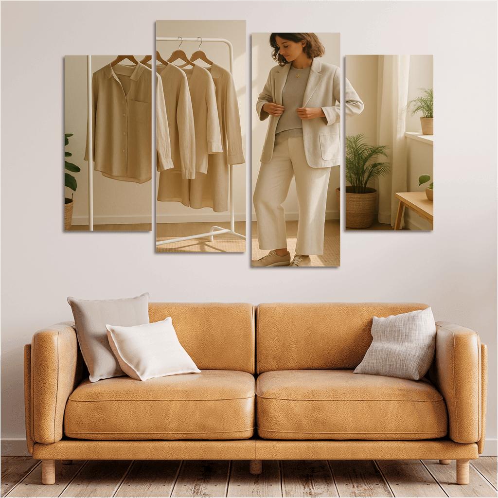 Solar Minimalist Capsule custom paintings frame