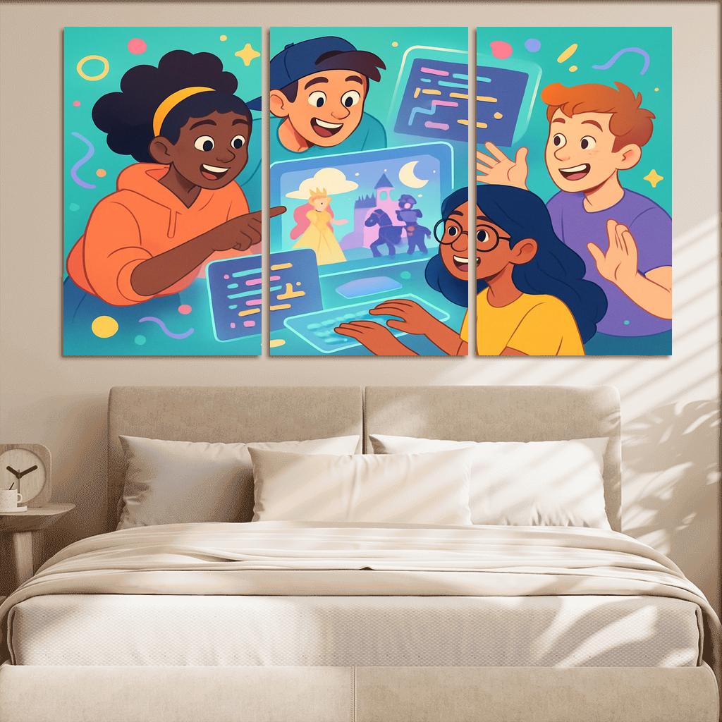 Creative Coding For Digital Storytelling oil paintings frame