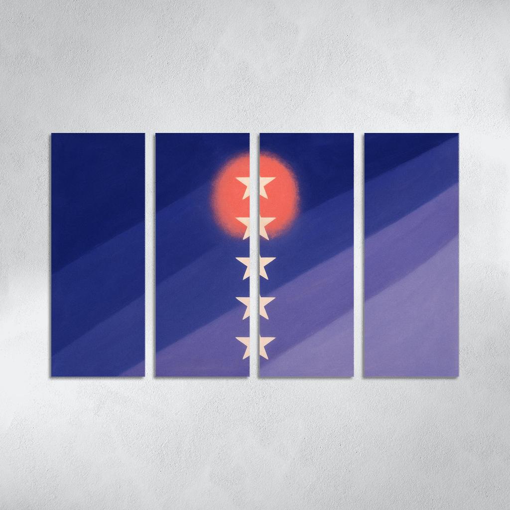 Aurora Union Standard abstract paintings frame