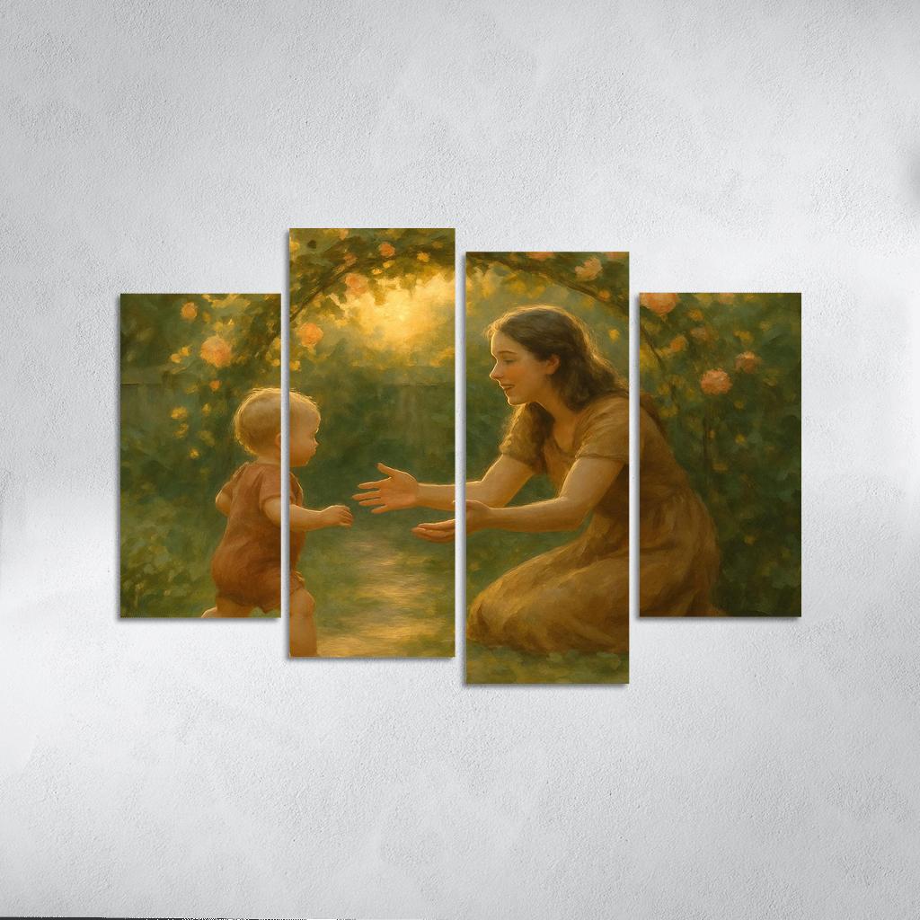 Garden Of First Steps oil paintings frame
