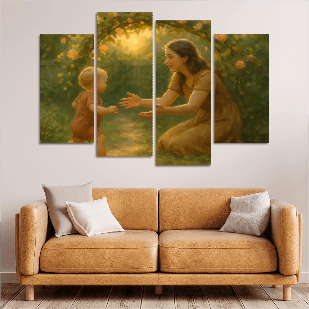 Garden Of First Steps oil paintings frame