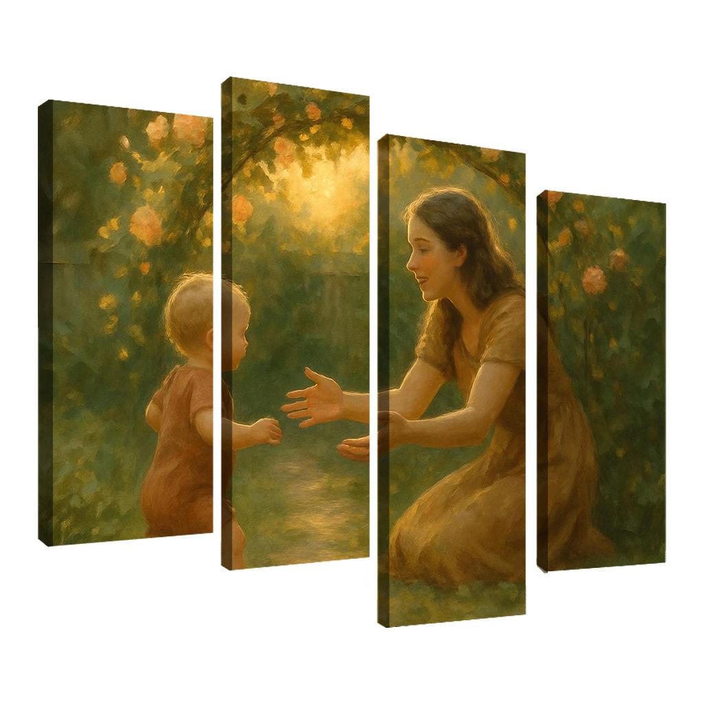 Garden Of First Steps oil paintings frame