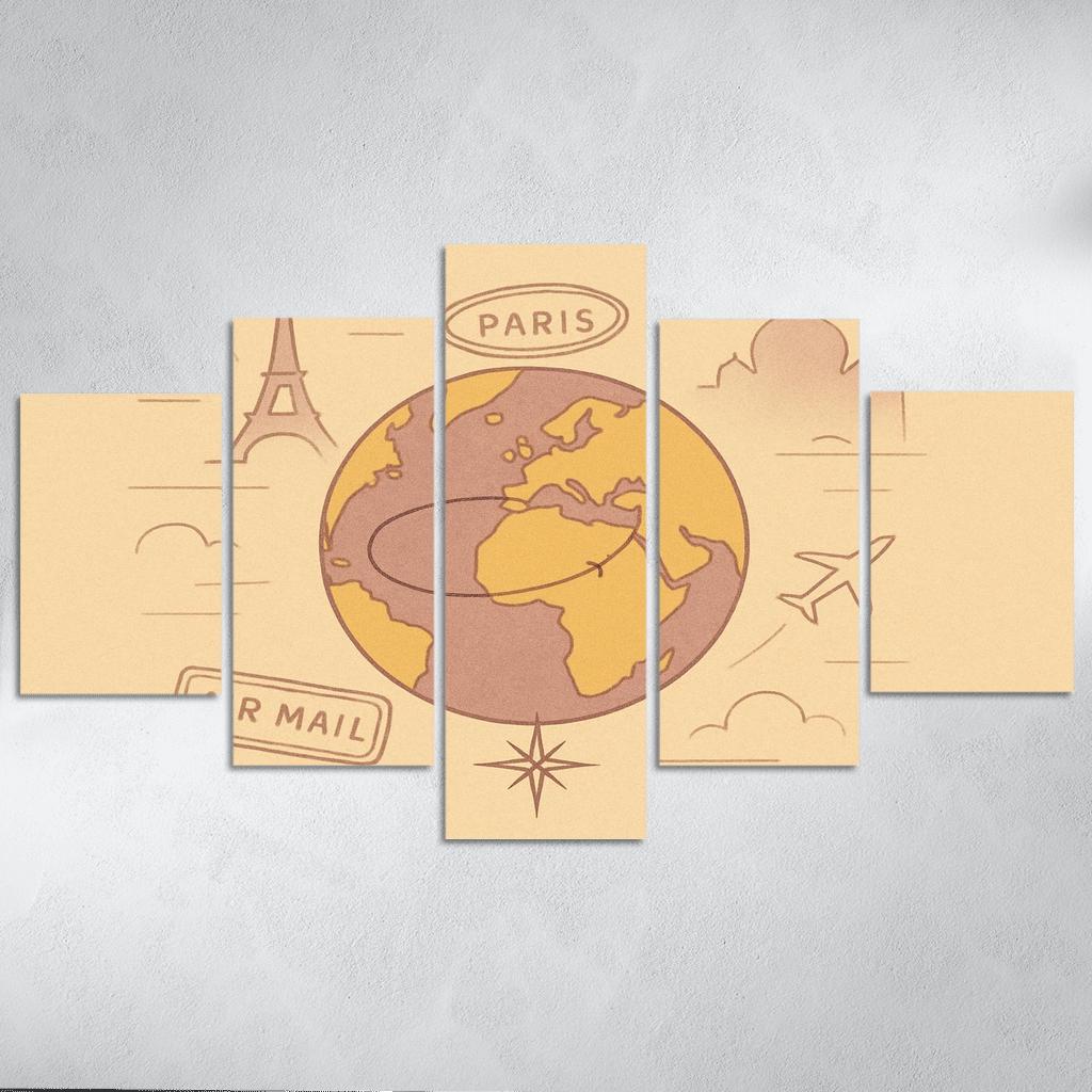 Passport Of Horizons premium artwork frames