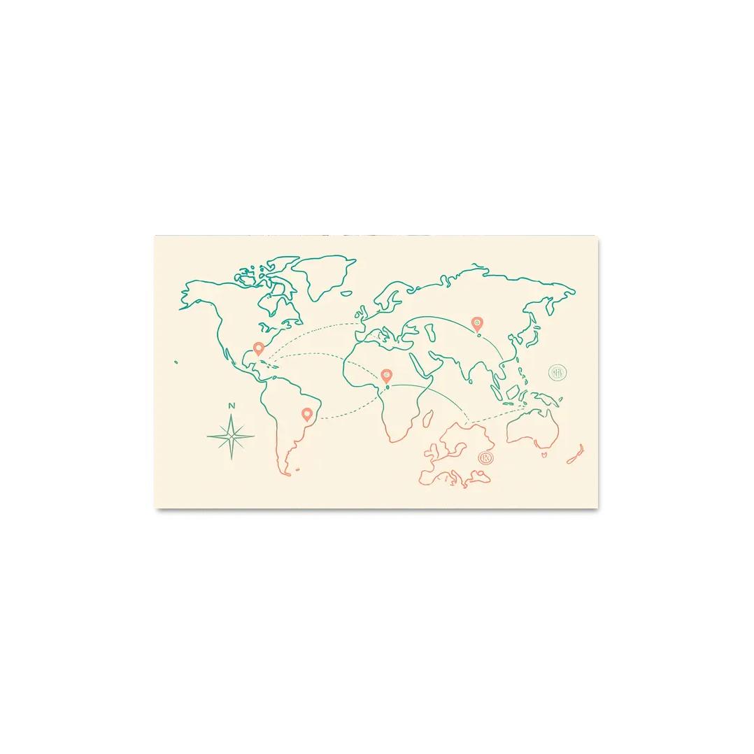 Meridian Drift canvas paintings frame