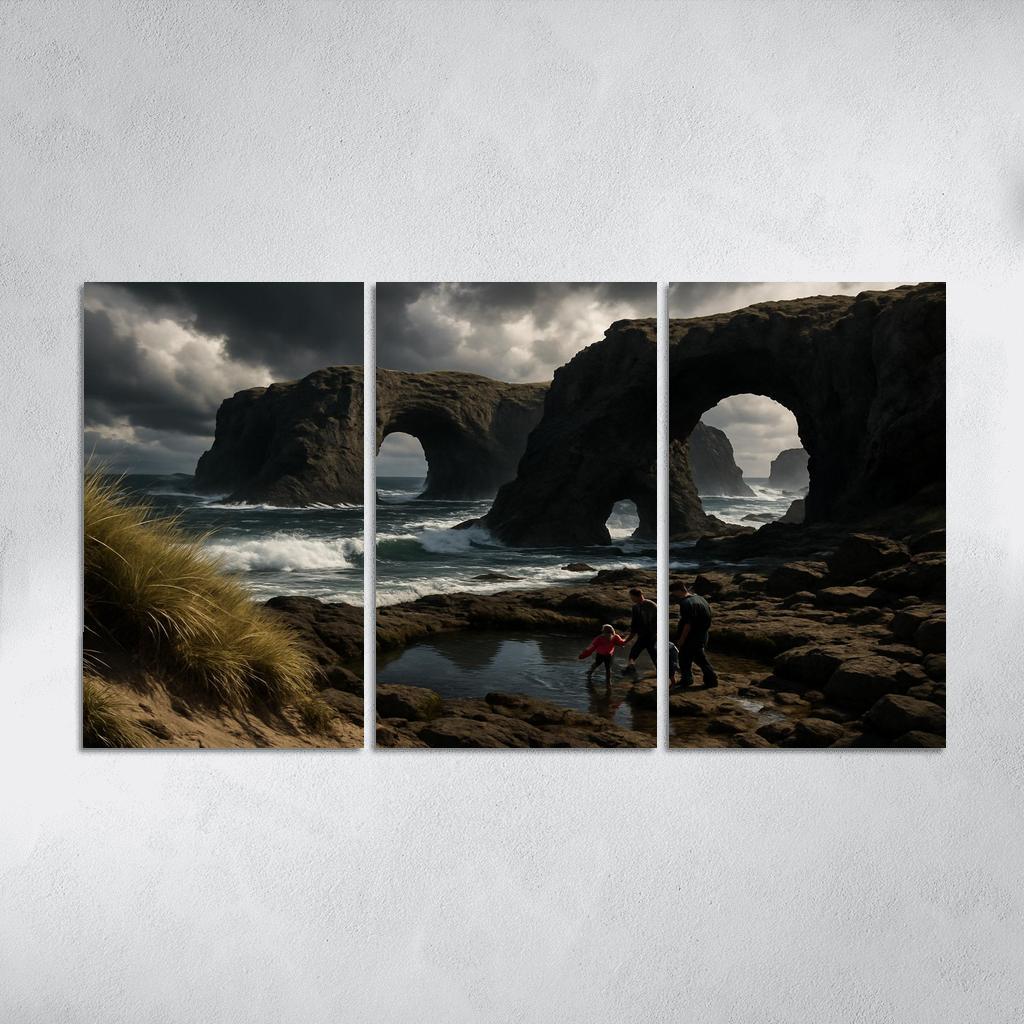Basalt Arches Beach custom paintings frame