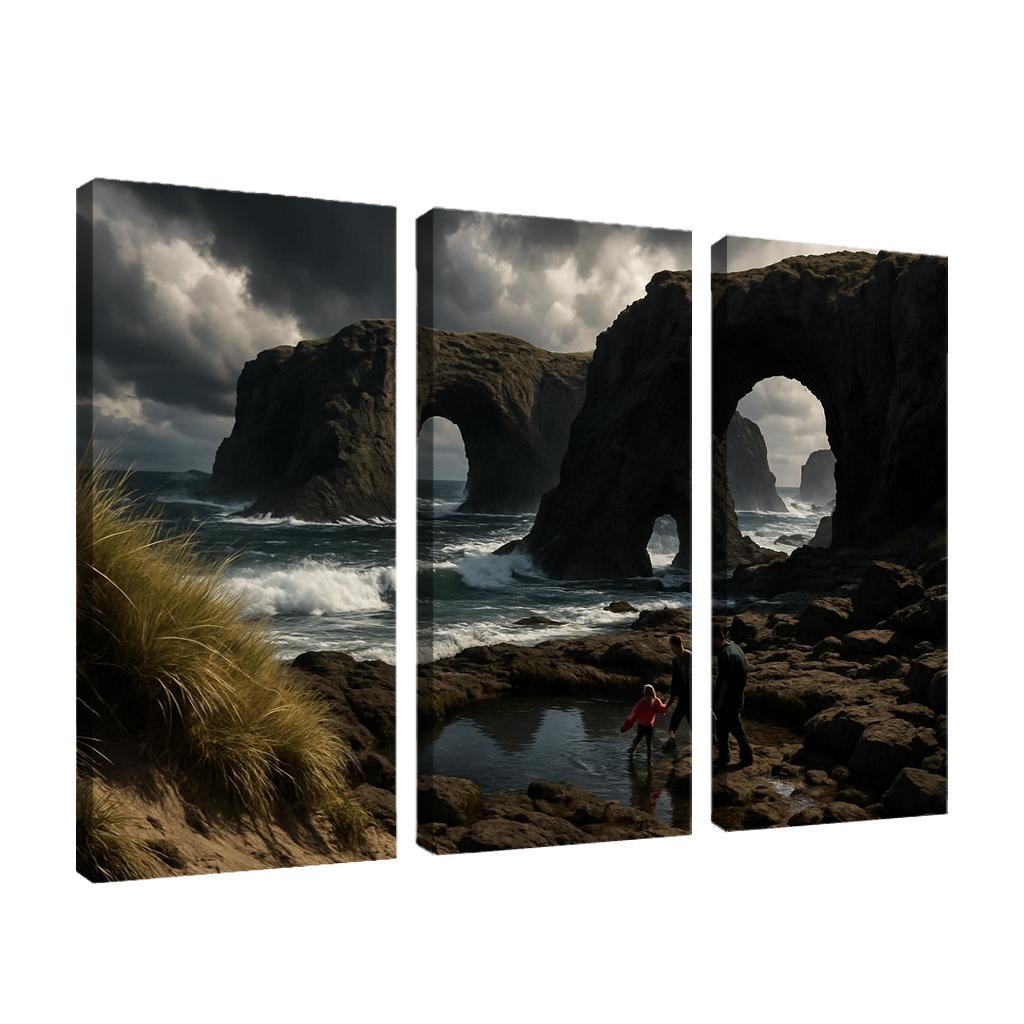 Basalt Arches Beach custom paintings frame