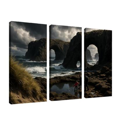 Basalt Arches Beach custom paintings frame