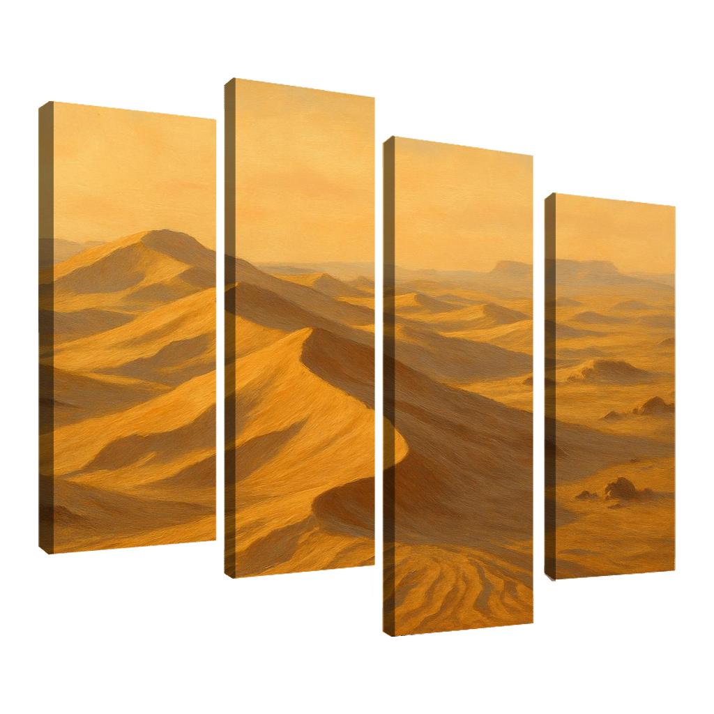 Sepia Dunes At Dawn canvas paintings frame