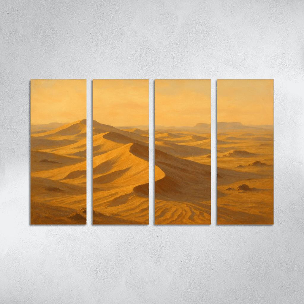 Sepia Dunes At Dawn canvas paintings frame