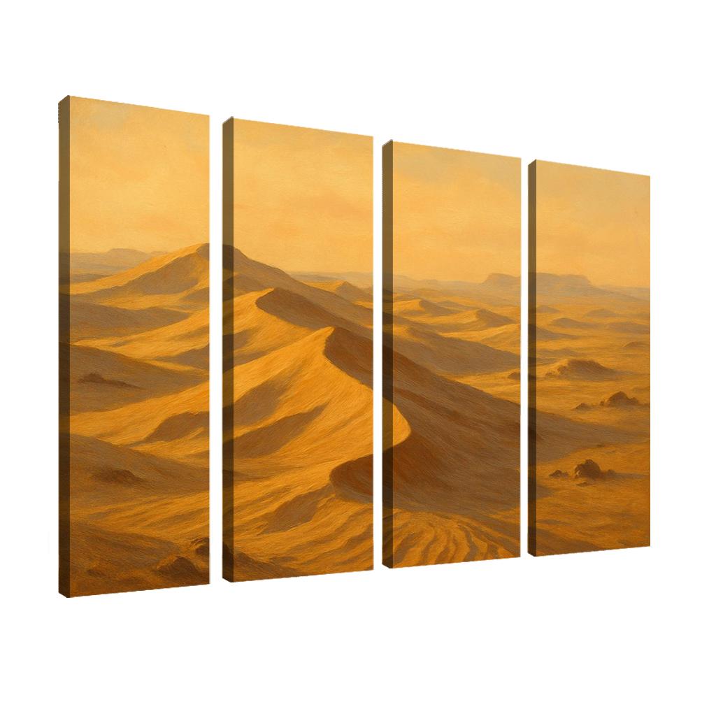 Sepia Dunes At Dawn canvas paintings frame