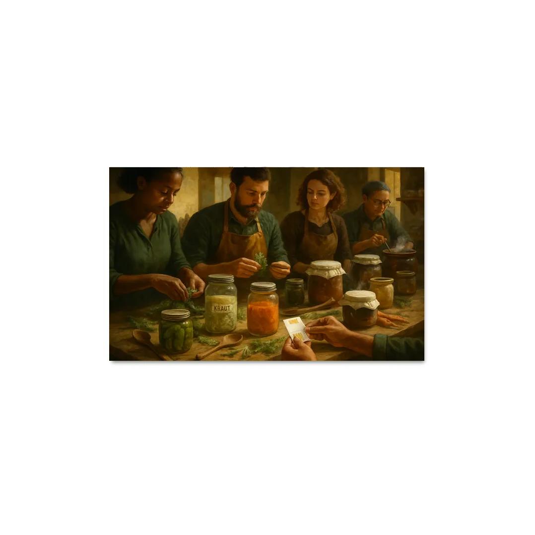 Foraged Fermentation Workshop wall decor