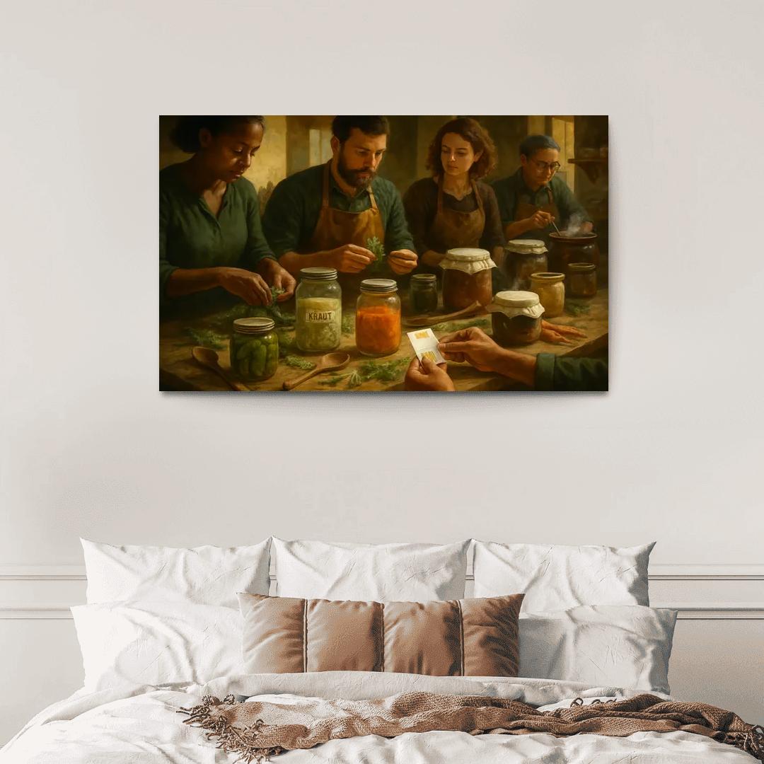 Foraged Fermentation Workshop wall decor