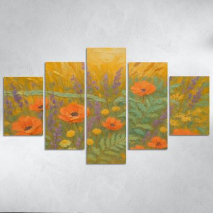 Sunrise Meadow Tapestry wall art