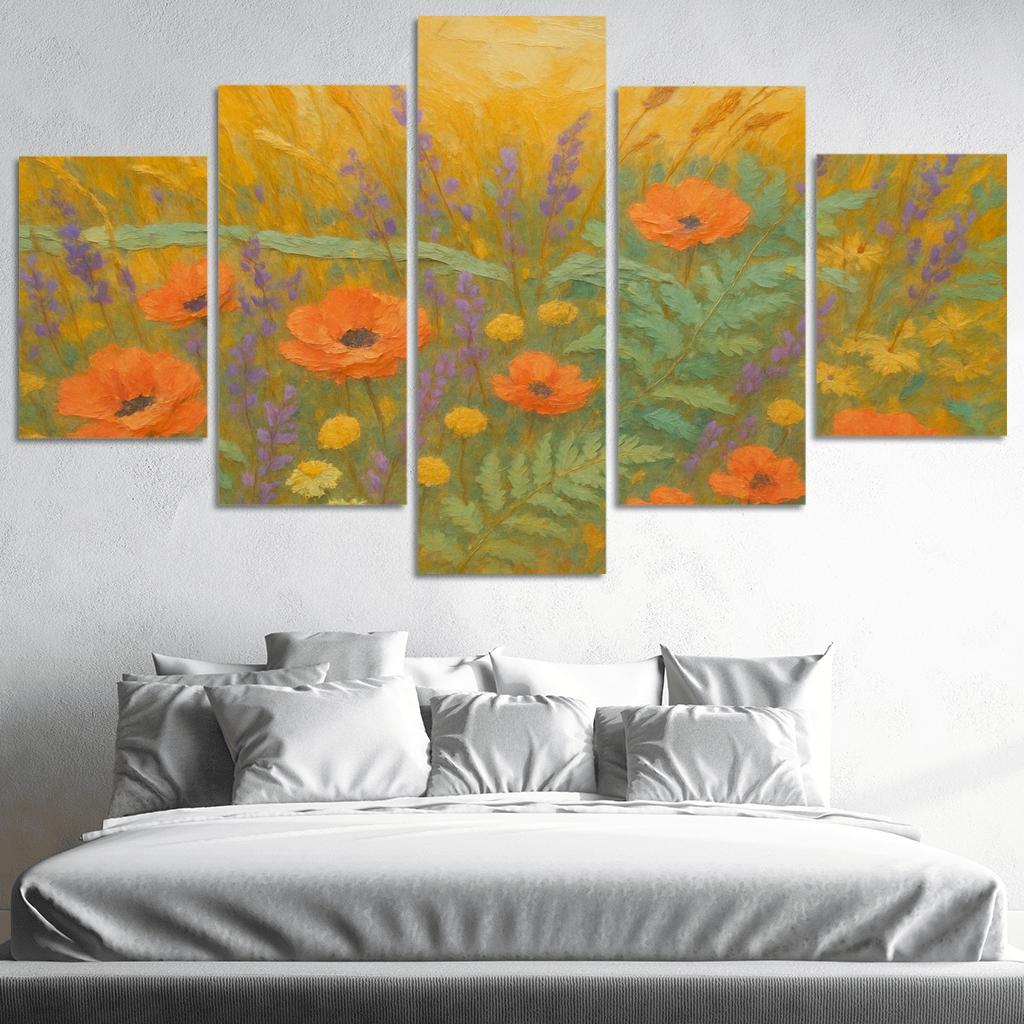 Sunrise Meadow Tapestry wall art