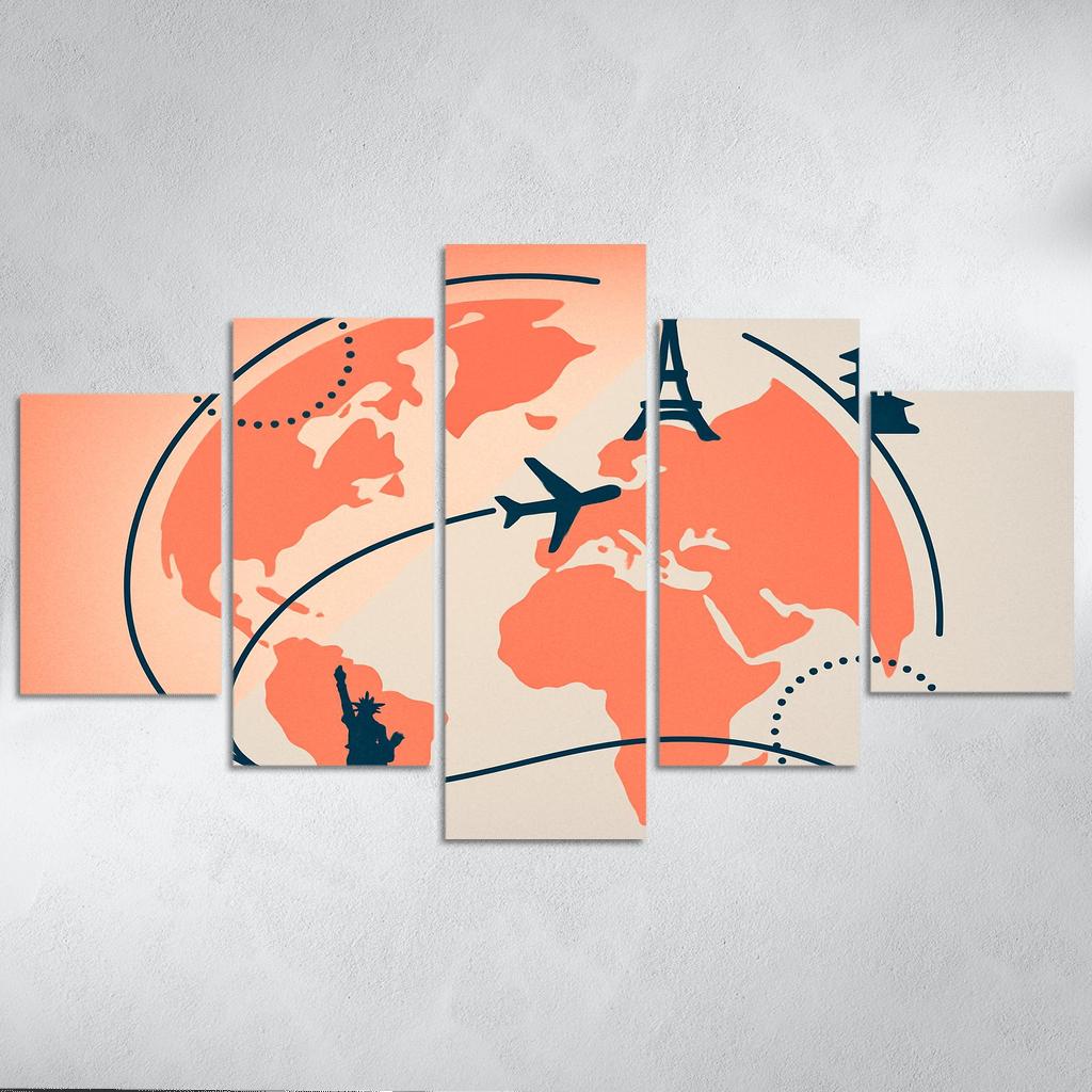 Duo Tone Passage wall decor