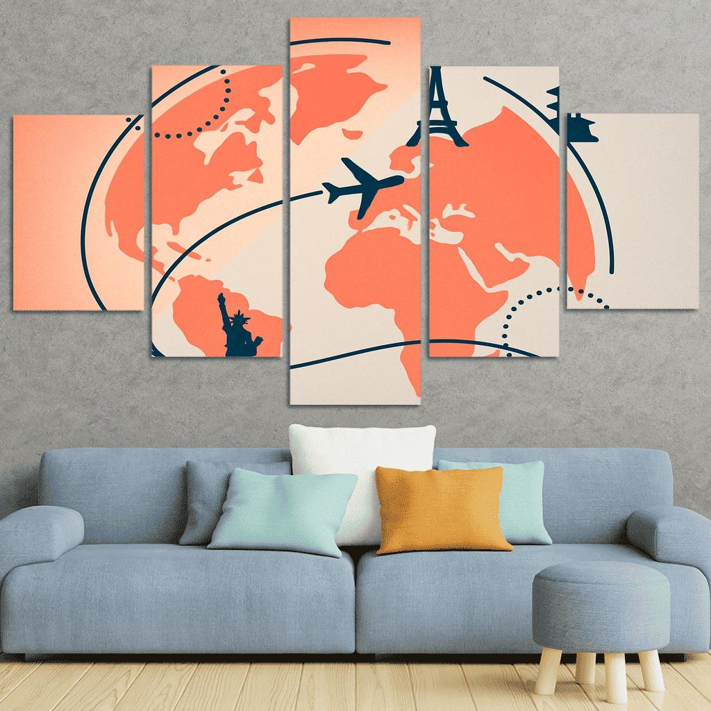 Duo Tone Passage wall decor