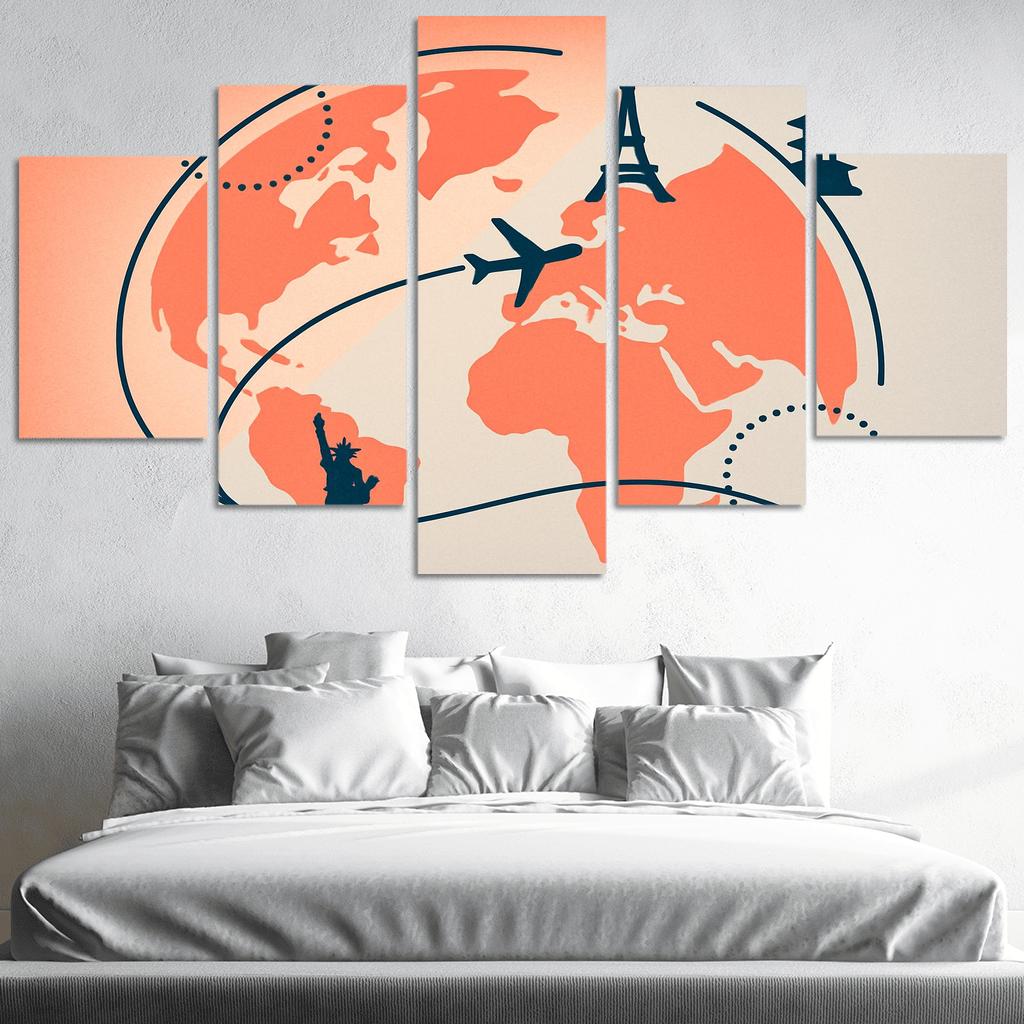 Duo Tone Passage wall decor