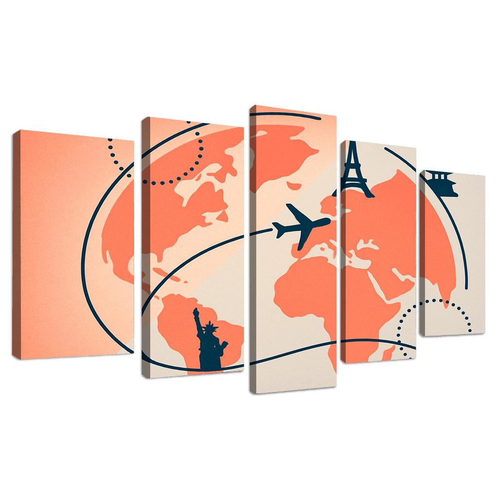 Duo Tone Passage wall decor