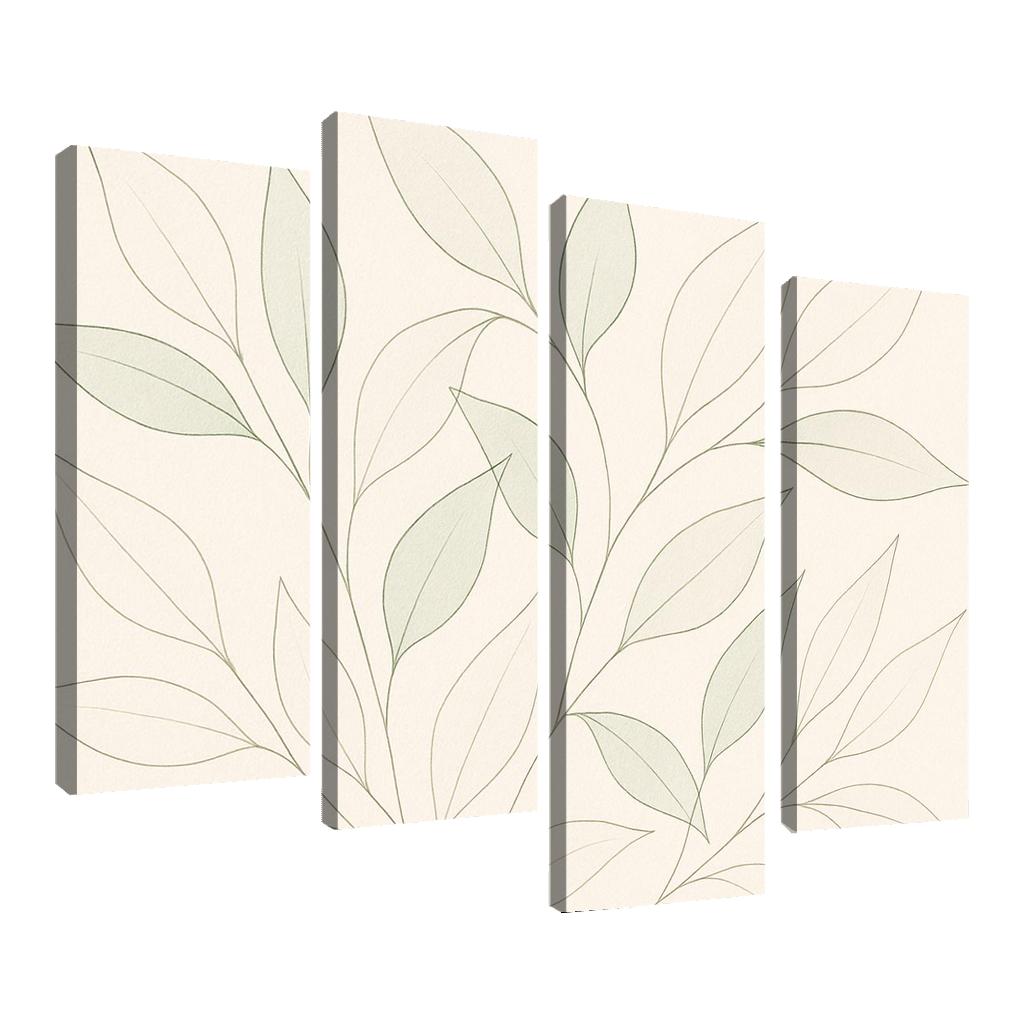 Whisper Of Leaves multi-panel paintings