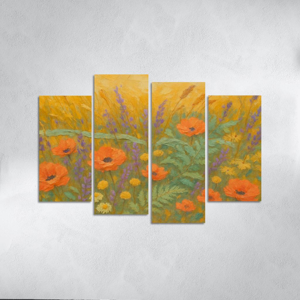 Sunrise Meadow Tapestry wall art