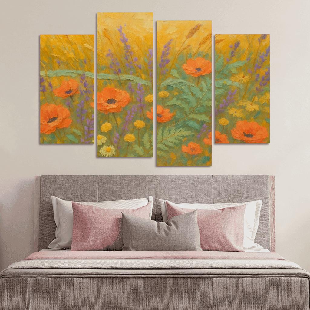 Sunrise Meadow Tapestry wall art