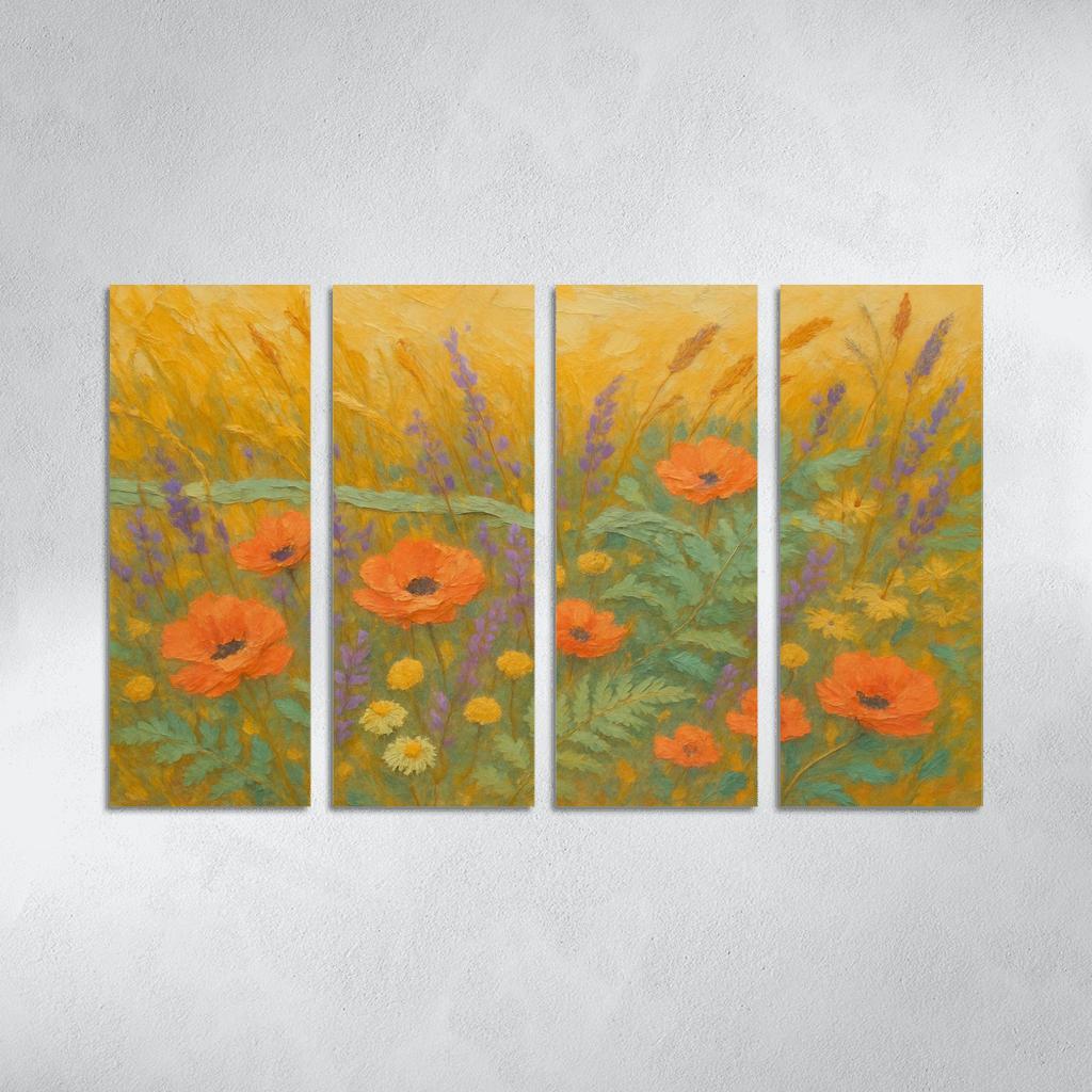Sunrise Meadow Tapestry wall art