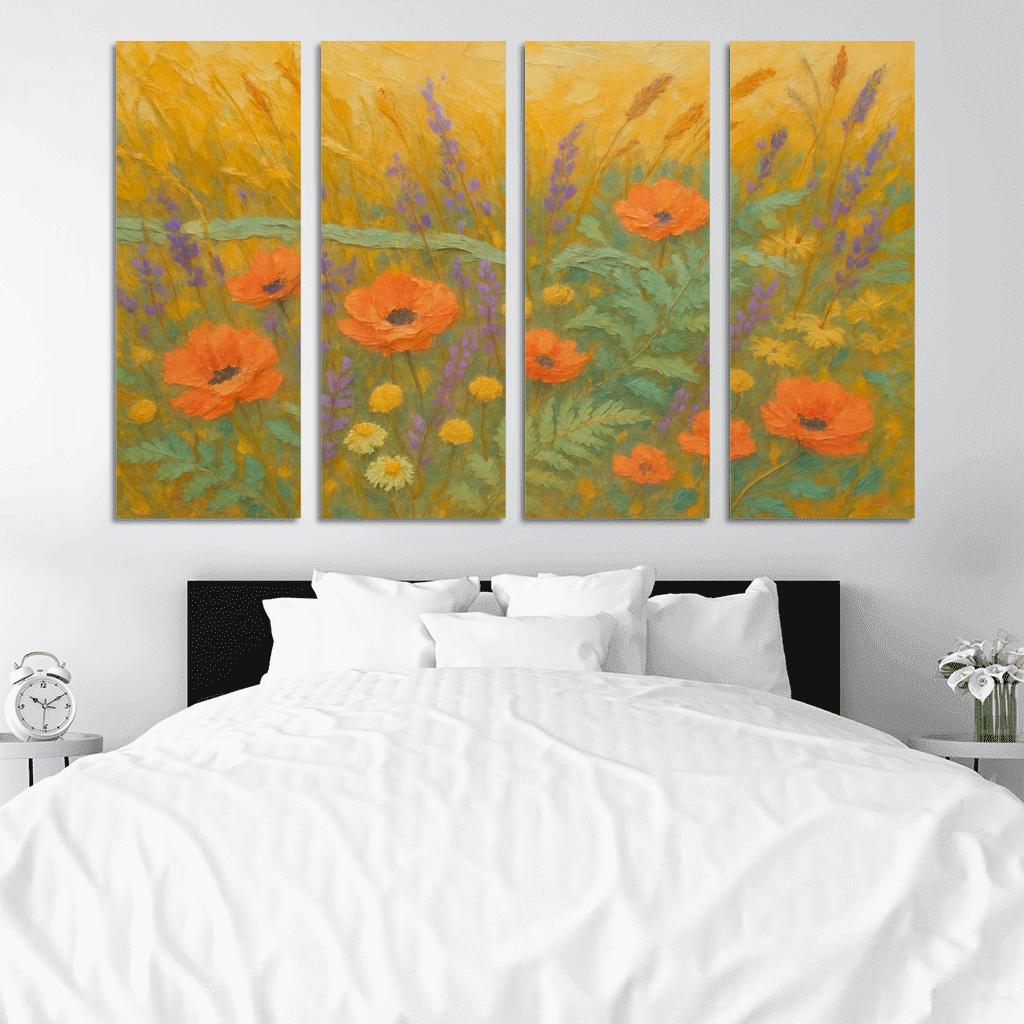 Sunrise Meadow Tapestry wall art