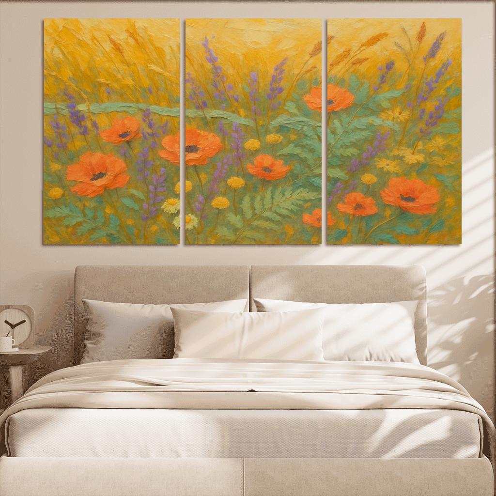 Sunrise Meadow Tapestry wall art