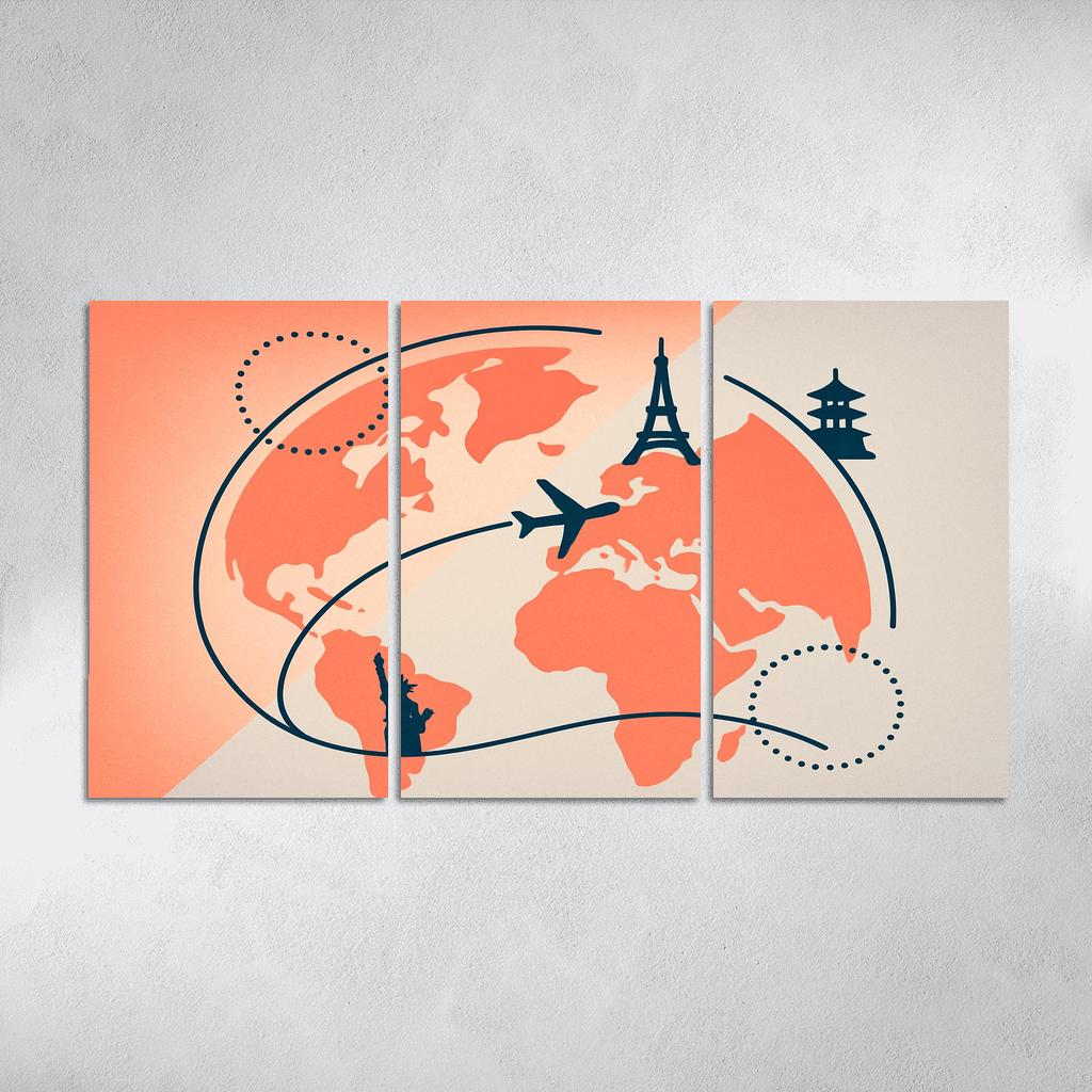 Duo Tone Passage wall decor