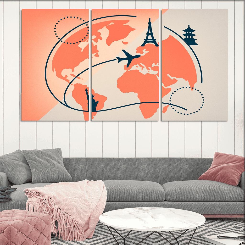 Duo Tone Passage wall decor