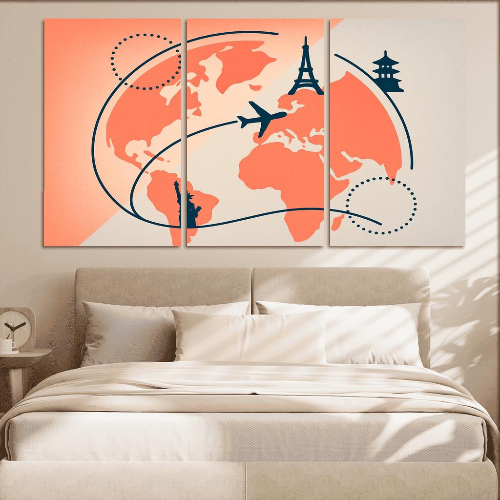 Duo Tone Passage wall decor