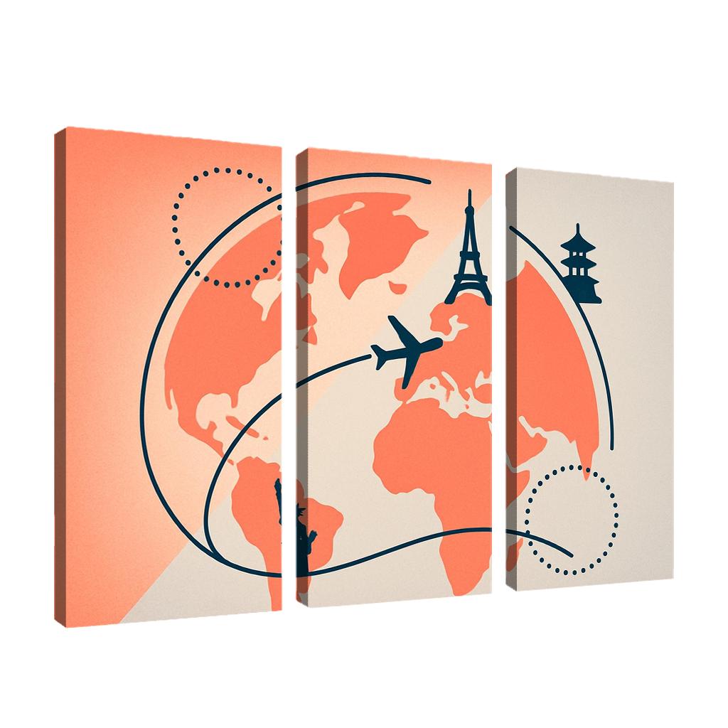 Duo Tone Passage wall decor