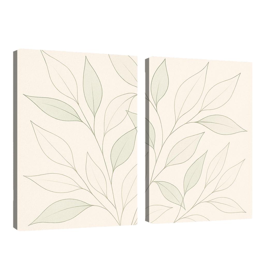 Whisper Of Leaves multi-panel paintings