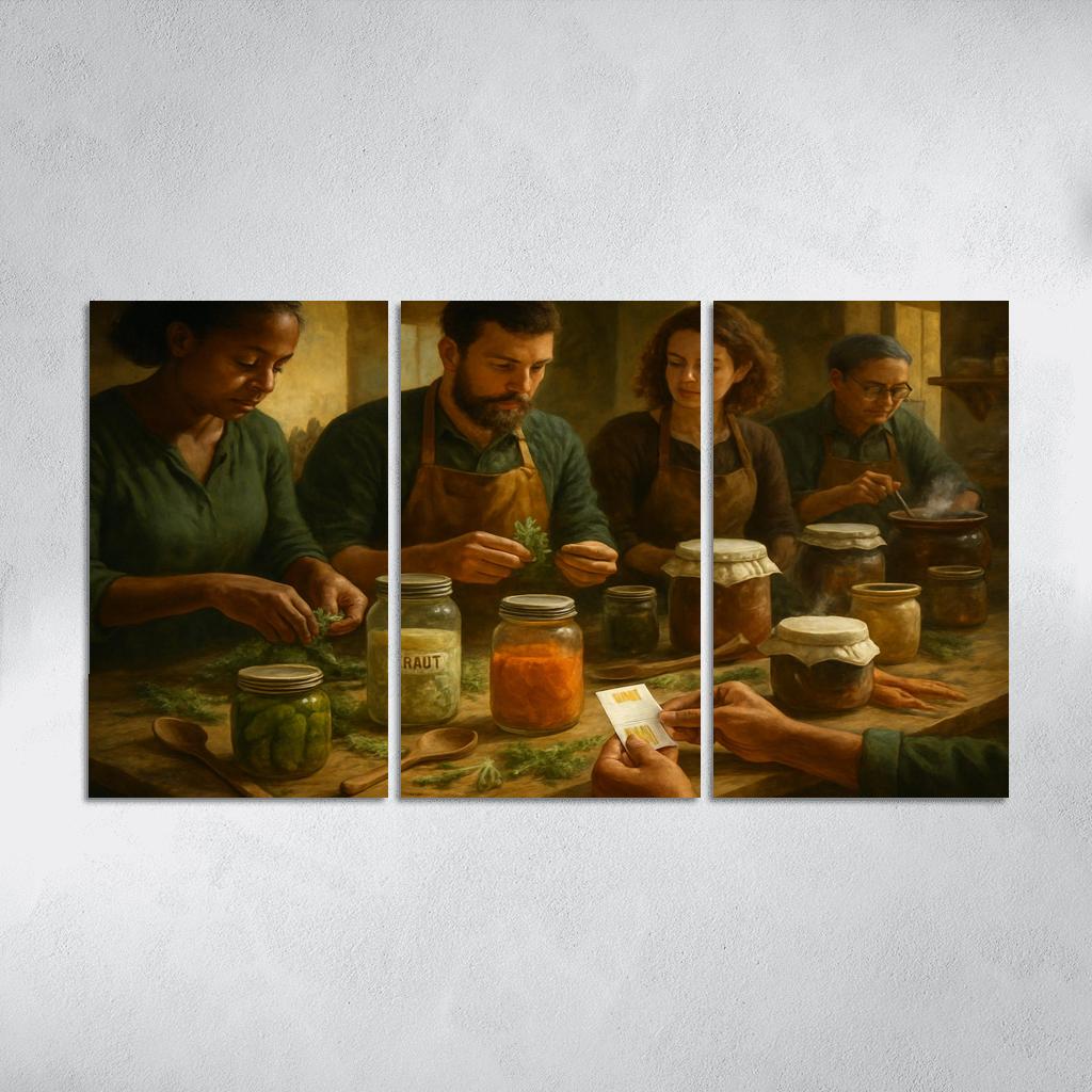 Foraged Fermentation Workshop wall decor