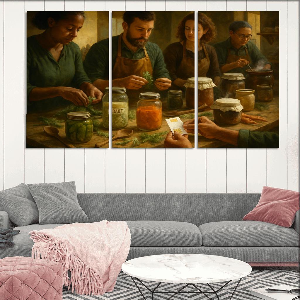 Foraged Fermentation Workshop wall decor