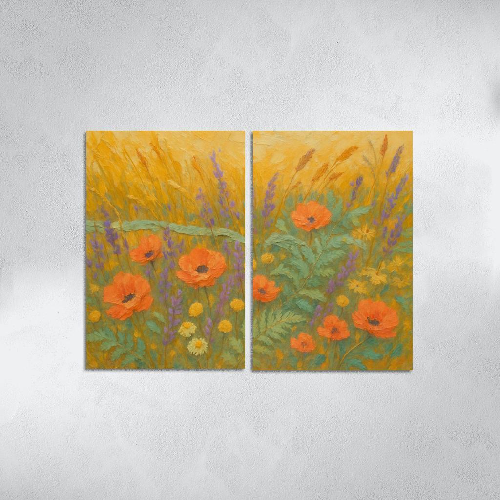 Sunrise Meadow Tapestry wall art