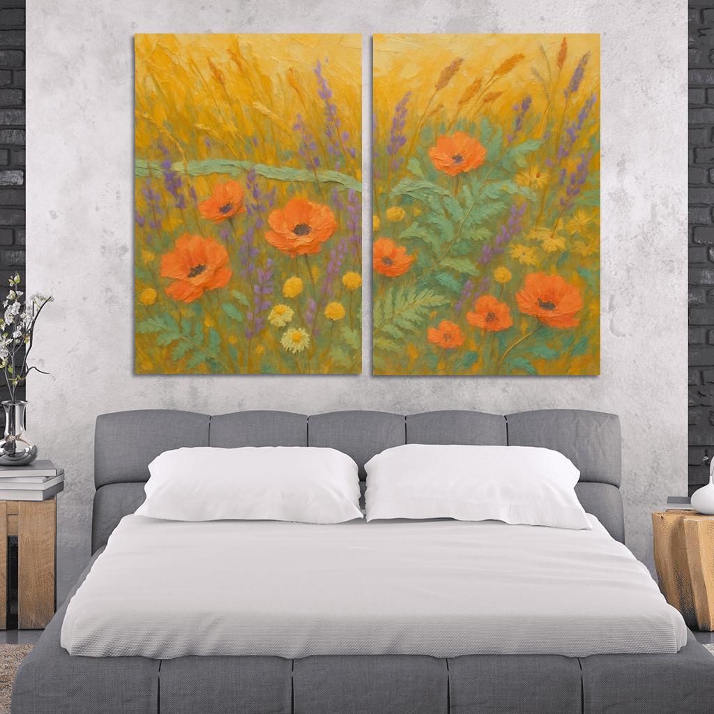 Sunrise Meadow Tapestry wall art