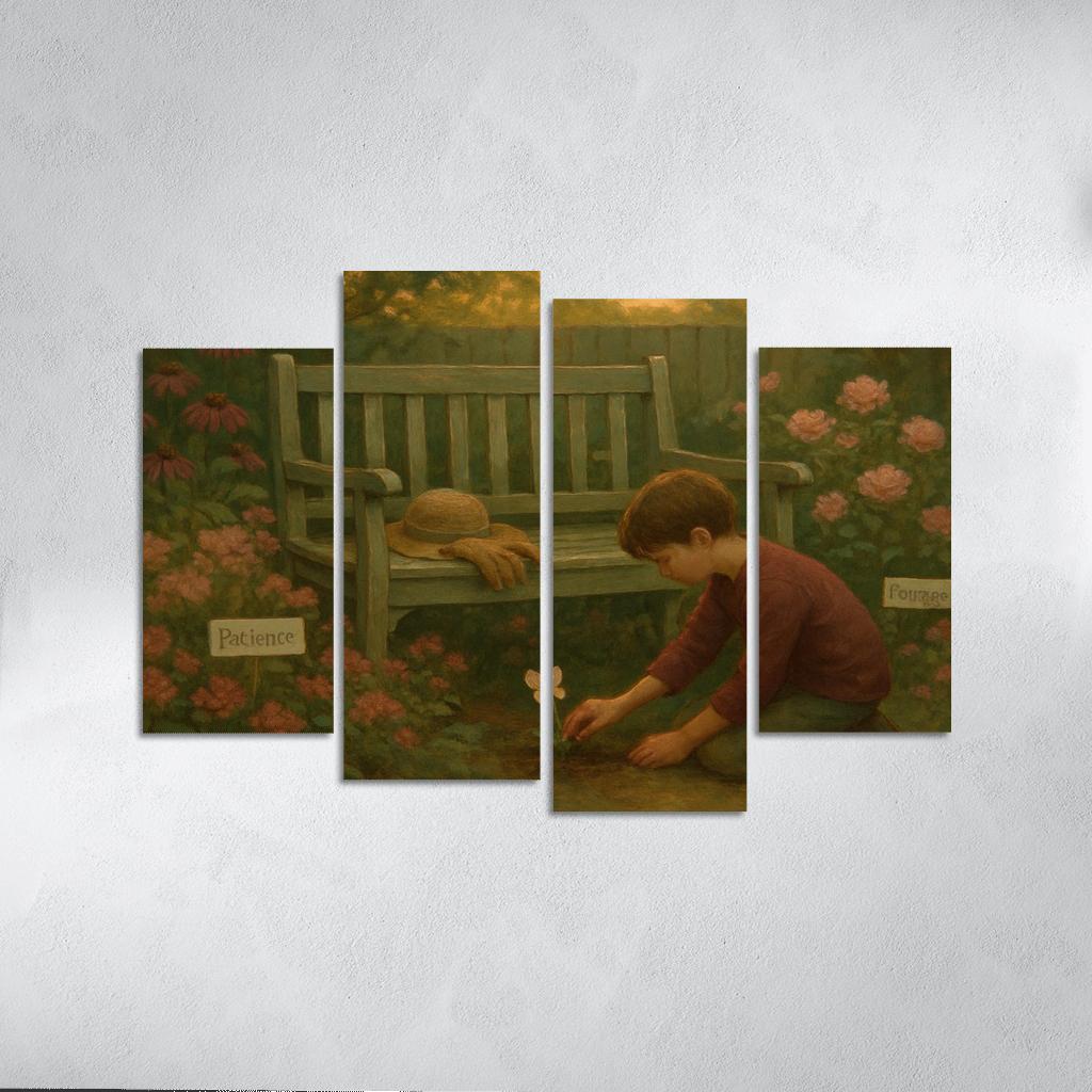 Garden Of Quiet Thanks custom paintings frame