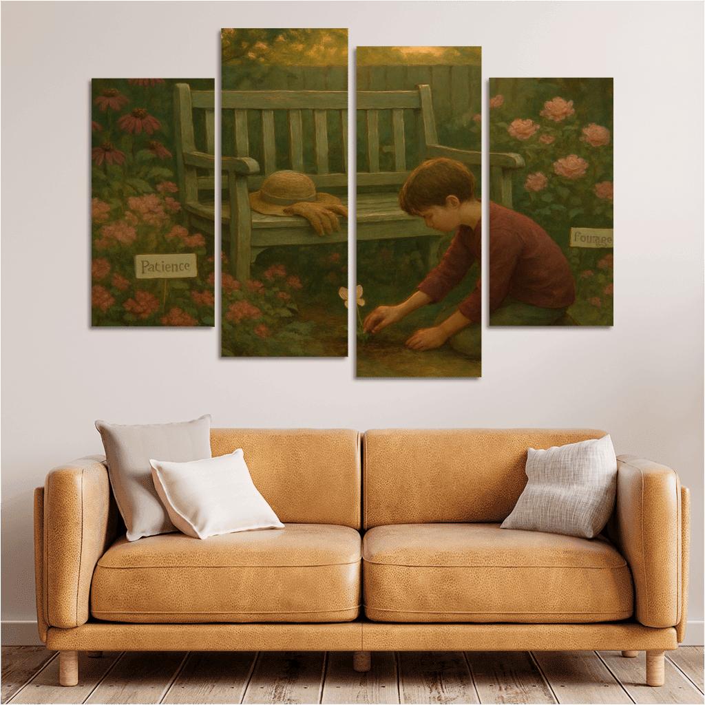 Garden Of Quiet Thanks custom paintings frame