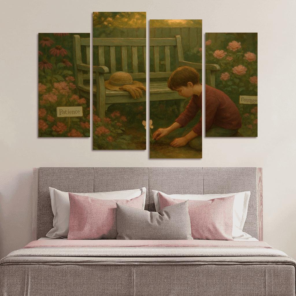 Garden Of Quiet Thanks custom paintings frame