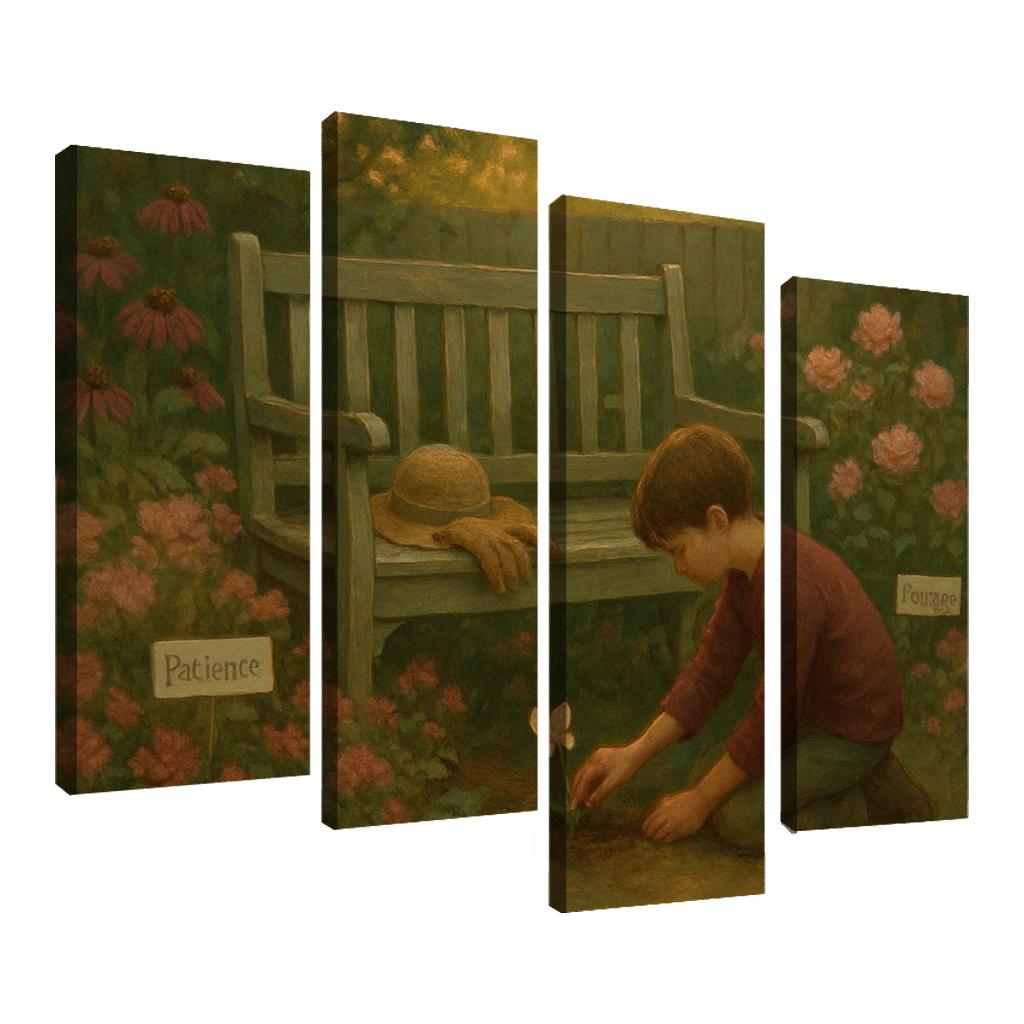 Garden Of Quiet Thanks custom paintings frame