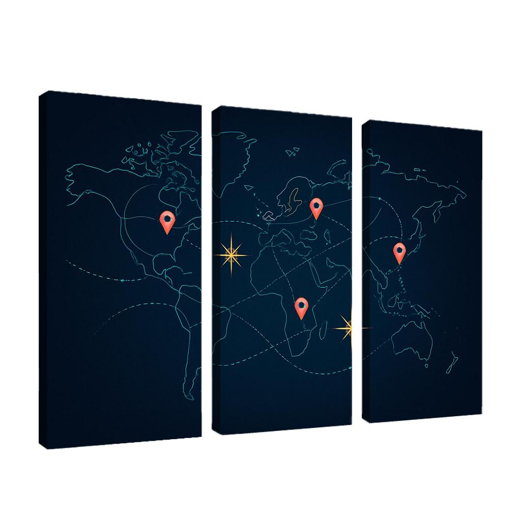 Celestial Journey Map modern paintings frame