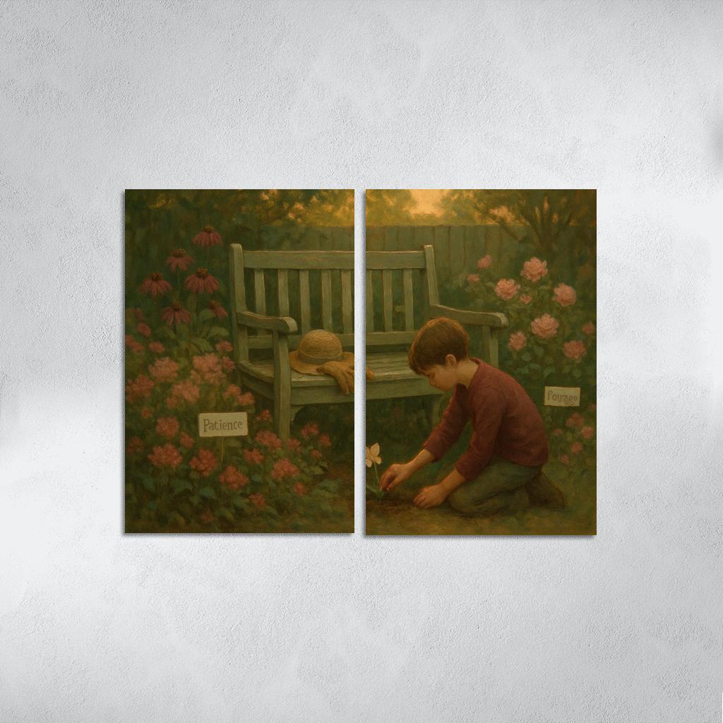 Garden Of Quiet Thanks custom paintings frame